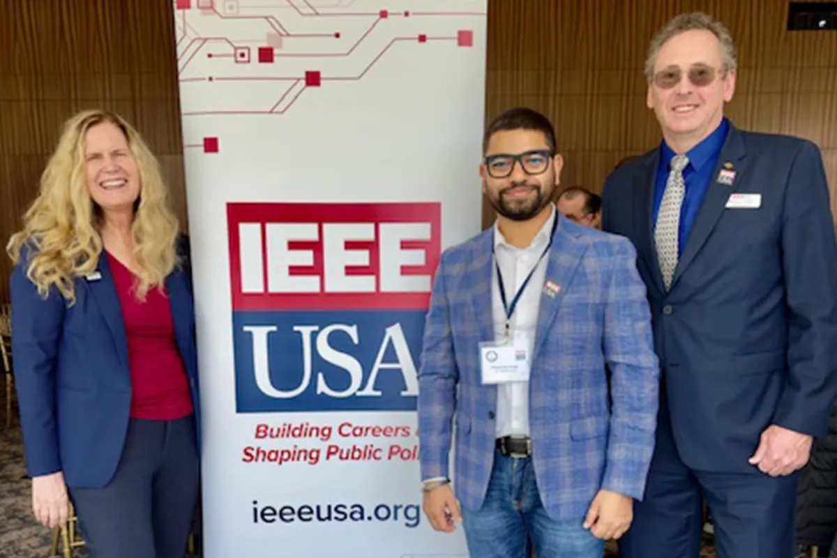 IEEE President Kathleen Kramer during one of the IEEE-USA Congressional Visits with attendees